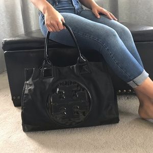 AUTHENTIC Tory Burch Ella Tote - Black